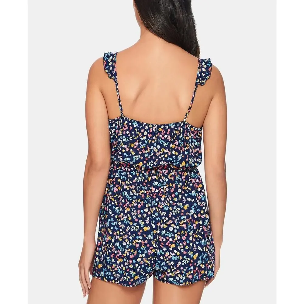 Vera Bradley Womens Wildflower Ditsy Sunny Romper Cover Up Size L - Picture 2 of 3